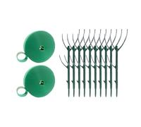 Sghtil Support de Piquet de, Participation de Soutien à Tige Unique Jardin | Flower Single Stem Stakes,Hoop de Support Floral à Tige Unique empilable pour Chambre d'intérieur et