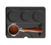 Sghtil Tapis de presse, base en silicone pour compacter, base pour barre de café et station de préparation avec espace de rangement