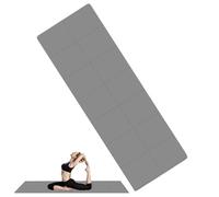 Sghtil Tapis de yoga pliable, tapis de yoga pliable - Tapis d'exercice portable double face muet pour usage domestique - Sac de transport antidérapant Tapis de fitness élargi et