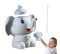 Sghtil Tasses à bec en silicone pour enfant de 1 an | Éléphant mignon dessin animé | Bouteille d'apprentissage anti-déversement au lave-vaisselle pour boire de l'eau, du lait