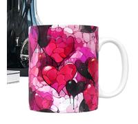 Sghtil Tasses à café de Saint-Valentin | Tasse à café | Tasse à café | Tasse à café en céramique | Tasse d'amour, tasse à lait, tasse à café pour décoration de bureau pour petit ami petite amie