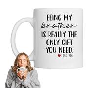 Sghtil Tasses frère de sœur | Tasse de Noël Tasse familiale | Tasses de vacances, tasses à café, tasses en céramique, 350 ml, anniversaire, cadeaux de Noël