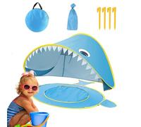 Sghtil Tente intérieure, Tente de Jeu pour, auvent d'ombrage de Dessin animé, Protection UV imperméable avec Petite Piscine intégrée, Protection Solaire Portable Pliable pour la pêche en