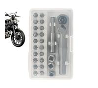 Sghtil Tournevis à Cliquet Multifonction,Kit Tournevis avec Mécanisme à Cliquet en Acier Chrome-Vanadium | Kit de Réparation Multifonction 25-en-1 avec Précision Réglable Anti-rouille pour Travaux