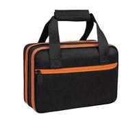 Sghtil Trousse de test électrique | Étui de rangement pour détecteur de disjoncteurs, double couche, support de débogage pour fils, pince, multimètre numérique, outil de réparation de prise de courant