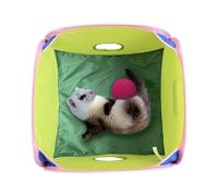Sghtil Tunnel pour chats pliant, tunnel pliable interactif pour chats avec structure en tube - jeu multi-activités imperméable pour animaux domestiques - divertissement partagé pour les familles et