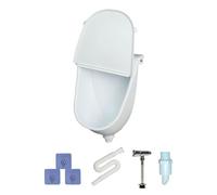 Sghtil Urinoir Murale - Dispositif Murale De Dérivation D'Urine Pour Extérieur,Urinoir Étanche avec Couvercle Anti-Débordement pour Garçon Homme Extérieur Camping