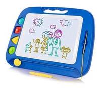 SGILE Ardoise Magique - 42 X 33 cm - Tableau de Dessin Magnétique Effaçable - Bleu G