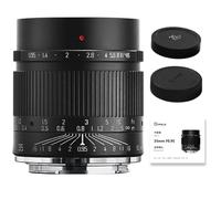 SGimage Objectif F0.95 35 mm avec ouverture extrêmement large et mise au point manuelle pour appareils photo avec support M43, idéal pour les portraits, les veilleuses et les faibles