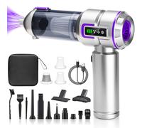 SGIP Aspirateur à Main, 27000Pa/120W Mini Aspirateur sans Fil Rechargeable avec Moteur Brushless 3 Niveaux Réglables Idéal pour Voiture Maison Bureau Les Soins des Animaux