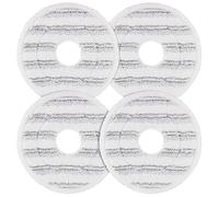 Sgizoku 4 coussinets de serpillière Vileda Spin et Clean Mop Recharge, lavables et réutilisables en microfibre, compatibles avec Vileda Spin Mop Head de rechange pour le nettoyage des sols