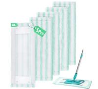 Sgizoku 5 serpillères de Rechange avec Profi XL Micro Duo/Profi XL Cotton Plus,système à 2 Fibres avec Poils spéciaux, pour Balai de 40 cm