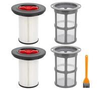 Sgizoku Lot de 2 filtres de rechange et filtre anti-peluches pour aspirateur Bosch Unlimited Gen2 Serie 8 Filtre HEPA pour aspirateur Bosch 12036642,12023349 avec brosse de nettoyage