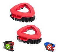 Sgizoku Lot de 2 têtes de rechange pour balai à franges Vileda Turbo - Brosse avec poils pleins pour le nettoyage des sols durs dans la cuisine, la salle de bain, la piscine et la terrasse