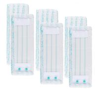 Sgizoku Lot de 6 serpillères pour Balai Leifhei Profi XL Micro Duo/Profi XL Cotton Plus, système à 2 Fibres, Housse de Rechange avec Poils spéciaux pour Tous Les Types de sols, Forte Absorption d'eau