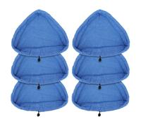 Sgizoku Lot de 6 tampons universels compatibles avec les nettoyeurs vapeur H2O : pour H20 HD/X5 en microfibre de rechange pour Vax/Viledas/Russell, lavables et réutilisables