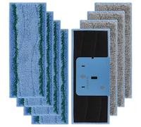 Sgizoku Lot de 8 chiffons de nettoyage lavables pour iRobot Braava M6, serpillères réutilisables, pour iRobot Braava Jet M6134 (M6 Mixed 8 pièces)