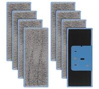 Sgizoku Lot de 8 serpillères lavables pour iRobot Braava Jet M6134, serpillères lavables pour iRobot Braava M6, serpillères réutilisables