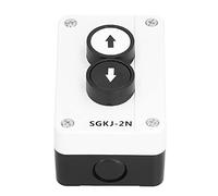 SGKJ-2N Interrupteurs à bouton-poussoir momentanés Boîte Étanche Interrupteur de levage de queue de camion Auto-récupération Interrupteur à bouton-poussoir Haut Bas Interrupteur d'arrêt pour porte à r