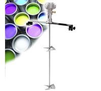 SGKOMN Mélangeur Industriel, agitateur pneumatique IBC, pour Solutions de viscosité élevée, mélangeur pneumatique à 5 cylindres, avec Support réglable, B