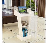 SGKOMN Pupitre de conférence Portable, pupitre de réception en Bois Massif pour salles de conférence et de Formation, idéal pour Les réunions de Direction et Les événements.