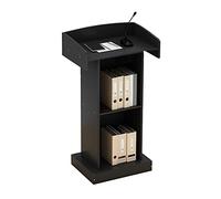 SGKOMN Pupitre de conférence, pupitre sur Pied, mobilier Commercial, pupitre de Sol pour Enseignants, utilisé dans Les écoles et Les églises/Noir / 60, Black-60x40x124cm