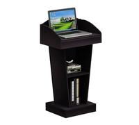 SGKOMN Pupitre Portable avec 2 espaces de Rangement Ouverts, pupitre de réception, pupitre pour églises, Table de conférence. Ce pupitre Offre de Nombreuses possibilités d'utili, A-60x40x110cm