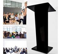 SGKOMN Pupitre, pupitre incliné en Acrylique pour conférences, pupitre Noir, pupitre Transparent pour Enseignants, conférenciers, Restaurants, Mariages