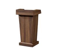 SGKOMN Pupitre sur Pied pour la Maison, avec 2 Compartiments de Rangement, pour Enseignants, orateurs et salles de Classe.