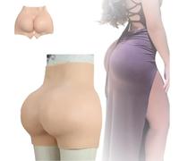 Sglxrui Silicone Fausses Fesses Pantalon Culotte Fausses Fesses Taille Haute rehausseur façonneur Femmes Silicone Fesses et Hanches Coussinets