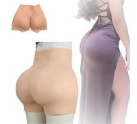 Sglxrui Silicone Fausses Fesses Pantalon Culotte Fausses Fesses Taille Haute rehausseur façonneur Femmes Silicone Fesses et Hanches Coussinets