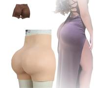 Sglxrui Silicone Fausses Fesses Pantalon Culotte Fausses Fesses Taille Haute rehausseur façonneur Femmes Silicone Fesses et Hanches Coussinets