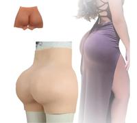 Sglxrui Silicone Fausses Fesses Pantalon Culotte Fausses Fesses Taille Haute rehausseur façonneur Femmes Silicone Fesses et Hanches Coussinets
