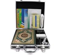 SGM Holy Coran Pen Reader - Enregistreur numérique sacré qui lit le mot Coran pour mot et traduire, comprend 6 livres et dispose de nombreux récitants et langues 8 Go, pratique l'islam et apprenez à