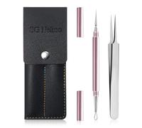 SGNEKOO Outil de retrait professionnel pour le visage et extracteur de points blancs, imperfections, boutons et boutons pression