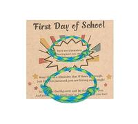 Sgoeths Lot de 2 bracelets assortis pour la rentrée scolaire - Pour le premier jour d'école - Bracelets pour maman et fille - Bracelets « To My Son » de la part de maman (bracelet arrière)