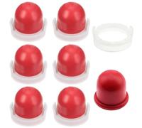 SGQTGIMU 6 PièCes Pompe D'AmorçAge Compatible Avec 494408/694394, Ampoule D'AmorçAge Pour Briggs & Stratton Tondeuse DéBroussailleuse Tracteur(rouge)