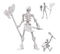 Sgqtqybk 3pcs Squelette Action Figure, Touche Squelette gigantesque et Mobile avec Plusieurs Armes, décor de Bureau Bricolage pour la Maison, école