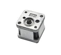 SGREHJDR Pompe à Huile hydraulique 10 MPa 5055 avec Moteur Silencieux et vanne de régulation de Pression for excavatrice RC 1/12, pièces de Pompe à Engrenages Italiennes(Only Pump Head)