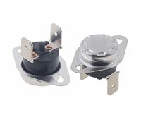 SGREHJDR Thermostat à réinitialisation Manuelle KSD303 KSD301 45C-150C degrés 10A 250V Interrupteur de température normalement fermé 75C 85C 95C 105C 100C degrés(100 Degree)