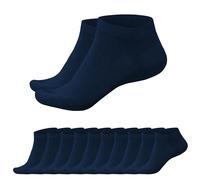 SGS Lot de 5 ou 10 Comfort Bamboo Socquettes Femme - Chaussettes Homme à Ceinture Piqué Souple - Anti-Odeur Sneaker