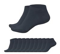 SGS Lot de 5 ou 10 Comfort Bamboo Socquettes Femme - Chaussettes Homme à Ceinture Piqué Souple - Anti-Odeur Sneaker