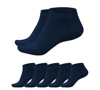 SGS Lot de 5 ou 10 Comfort Bamboo Socquettes Femme - Chaussettes Homme à Ceinture Piqué Souple - Anti-Odeur Sneaker