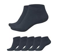 SGS Lot de 5 ou 10 Comfort Bamboo Socquettes Femme - Chaussettes Homme à Ceinture Piqué Souple - Anti-Odeur Sneaker