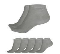 SGS Lot de 5 ou 10 Comfort Bamboo Socquettes Femme - Chaussettes Homme à Ceinture Piqué Souple - Anti-Odeur Sneaker