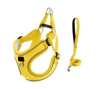 SGSCFG 1 Morceau De Gilet pour Animaux De Compagnie Réfléchissant avec Une Corde De Traction, Une Sangle À Poitrine Réglable, des Produits De Plein Air pour Animaux De Compagnie.