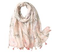 SGSCFG 1 Morceau D'Écharpe En Soie Décorative Florale, Écharpe Exquise Pour Femmes, Écharpe De Protection Solaire D'Été, Écharpe De Diadème De La Plage De Vacances.