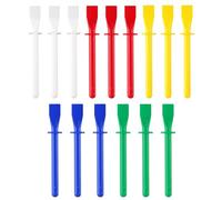 SGSCFG 15 Applicateurs, Compteurs De Palettes en Plastique, Peinture À l'huile Little Telaber, Scrap À Main Bricolage, Adapté Aux Pigments Et À La Colle.