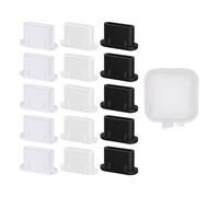 SGSCFG 15 Poussière De Téléphone Mobile, Accessoires De Sauture De Poussière en Silicone, Petits Accessoires De Téléphone Portable.