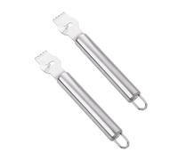 SGSCFG 2 Morceaux De Rasage De Citron, Conducteur De Citron, Éplucheur, Peluche Au Citron, Éplucheur en Acier Inoxydable, Compteur De Pelures.